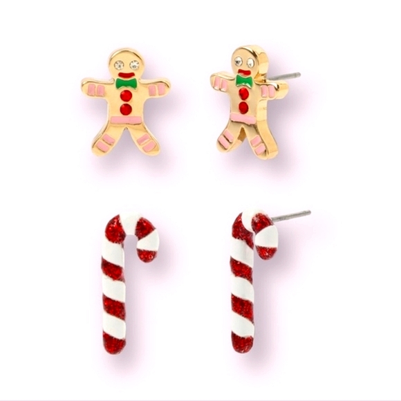 Betsey Johnson Jewelry - Betsey Johnson Christmas Stud Earrings